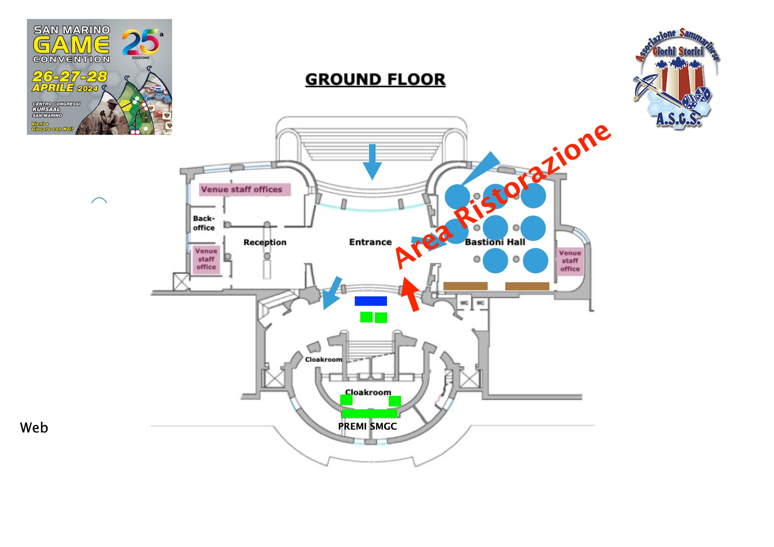 Mappe | San Marino Game Convention